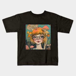 Mushroom Girl Kids T-Shirt